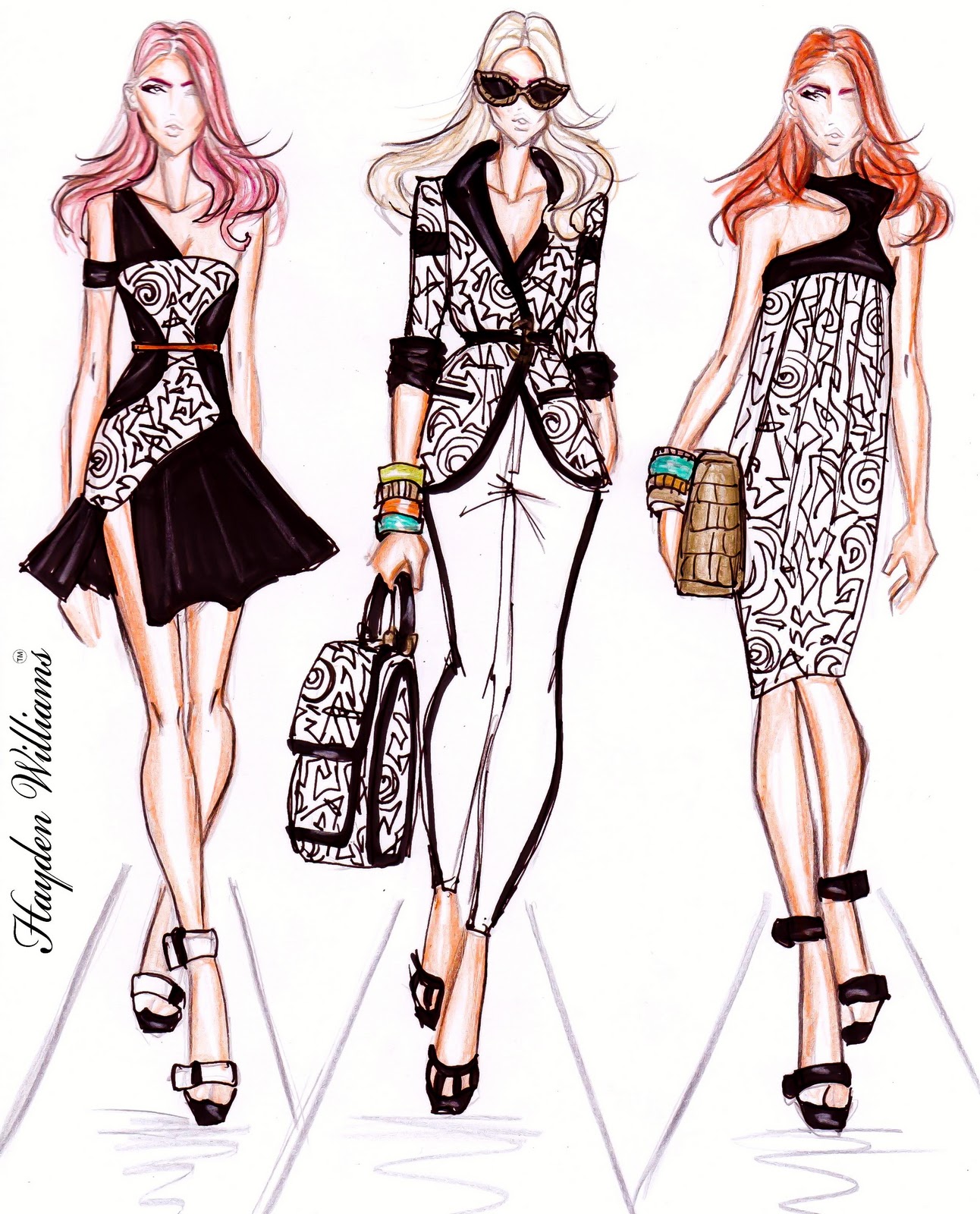 Hayden Williams Fashion Illustrations: Hayden Williams RTW Spring ...