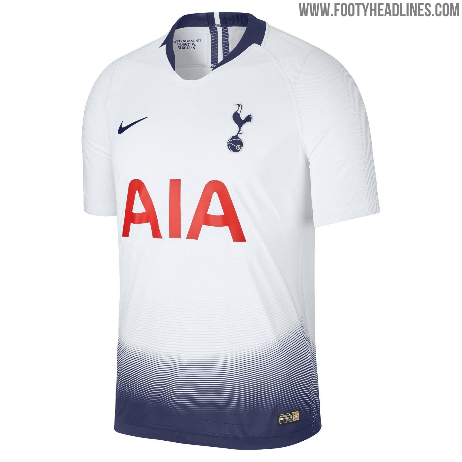 Nike Tottenham Hotspur 18-19 Home & Away Kits Released + Third Kit