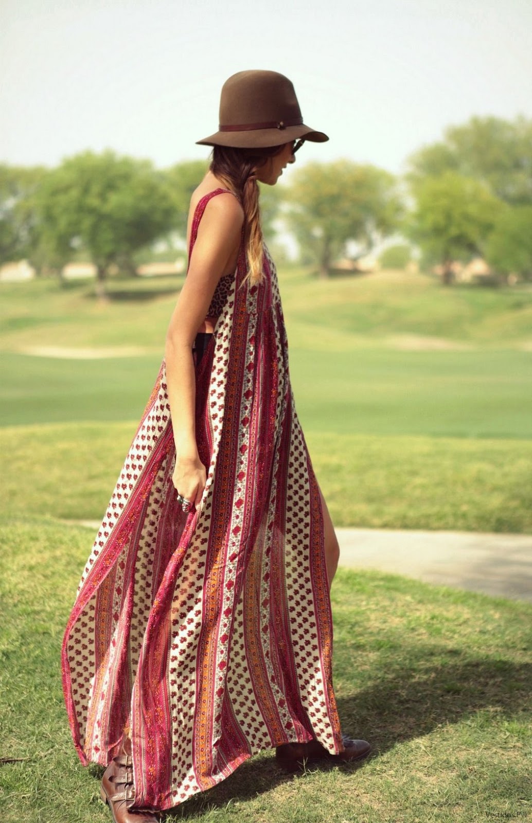 37 Vestidos Largos Hippies ¡Ideas Increibles! Vestidos Moda 2019 2020