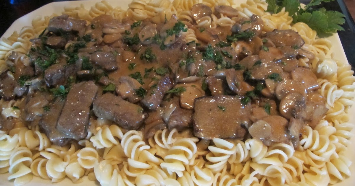 Sew what's cooking with Joan! An old favorite! Beef Stroganoff!
