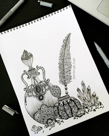 12-Ink-quill-diamonds-and-amphora-Entangle-Hub-www-designstack-co