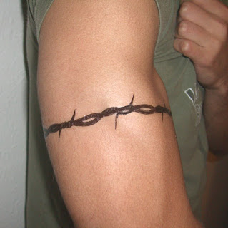 Barbed Wire Arm Tattoo Design