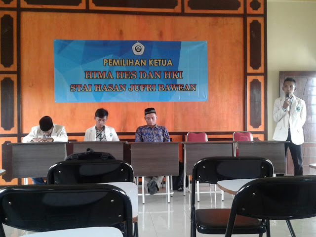Kegiatan Pemilihan Ketua HIMA HES dan HKI STAIHA Bawean 2018 2019