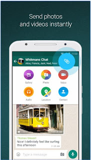 WhatsApp Messenger APK share photo and videos