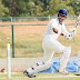 Gautam Gambhir plays a shot Agarwal score 50