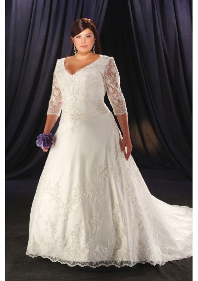 Designer  Size Clothing on Lace Designer Plus Size Wedding Dresses