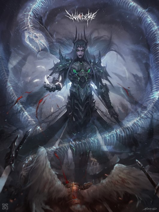 As incríveis ilustrações de fantasia, ficção científica e terror de XiaoGui Mist Xiao Gui Mist (mist xg) artstation ilustrações fantasia ficção científica games terror mulheres sombrio