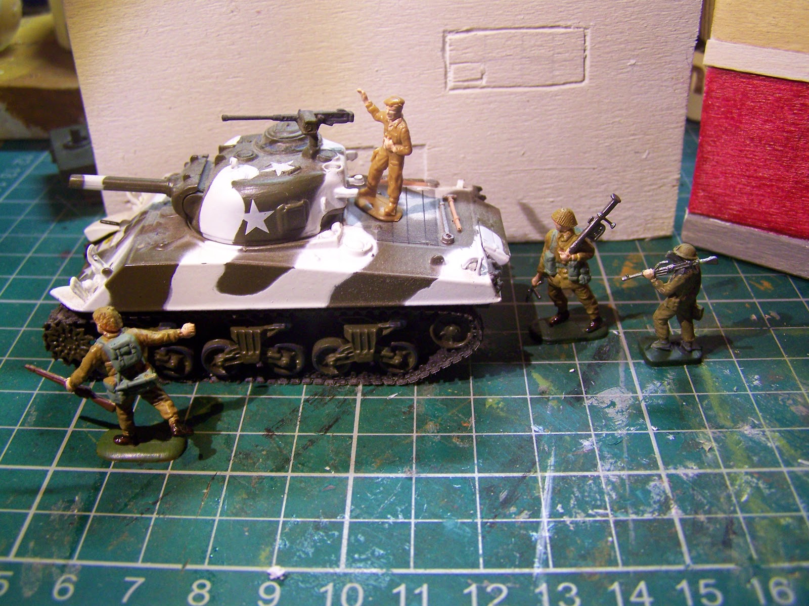 Figurines 1/72 HÄT 8304 Commandement D'Infanterie Britannique - Grappe Complète