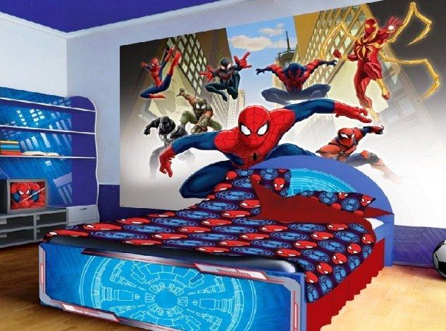 Desain Kamar Tidur Anak Laki-Laki Spiderman Desain Kamar Tidur Anak Laki-Laki Spiderman