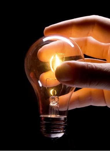 luces incandescentes