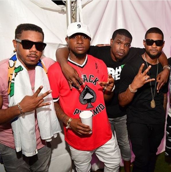 Davido, shaggy, Akon, Donjazzy, Usher at the Annual Passport Experience Festival Shaggy, Davido, Akon, Don Jazzy, Usher Raymond, Tiwa Savage, Rich Homie Quan,Dr SID, R.City, Olatunji, Dammy Krane
