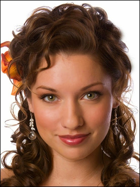 My Hair Style Top 9 Easy Stylish Updos For Curly Hair