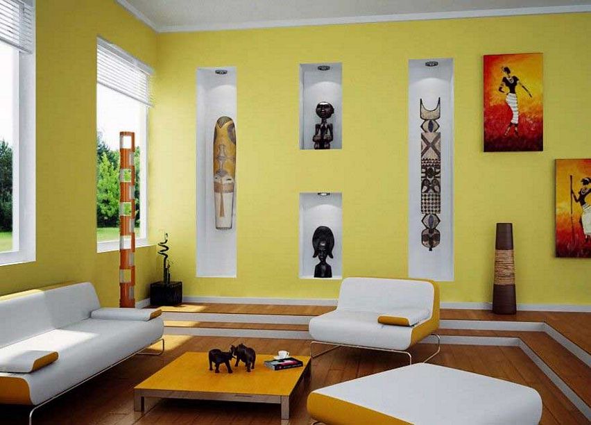 Denah Dan Desain Rumah Minimalis Contoh Cat Ruang Tamu Warna Contoh Cat Ruang Tamu Warna Kuning Terkini