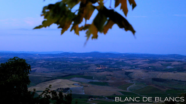 Montalcino auringonlaskun aikaan - www.blancdeblancs.fi