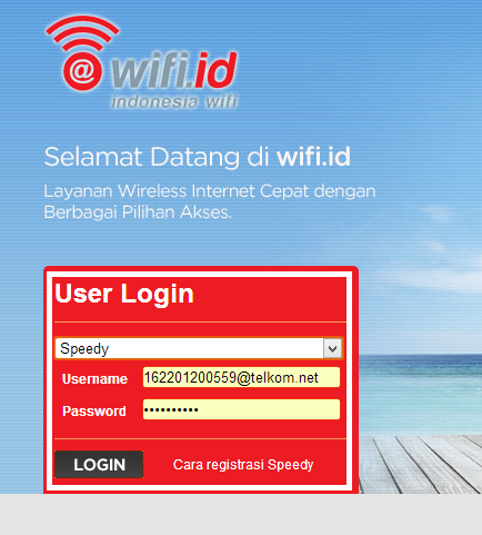 cara mendapatkan username dan pasword @wifi.id free unlimited.
