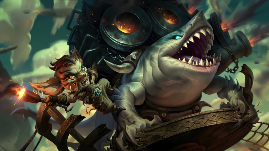 Riptide Rex Legends of Runeterra, 4K, #3.1852