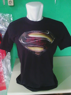 Kaos Logo Man of Steel Kaos Logo Man of Steel