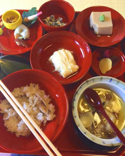 Shigetsu Zen Vegetarian Restaurant at Tenryuji Temple