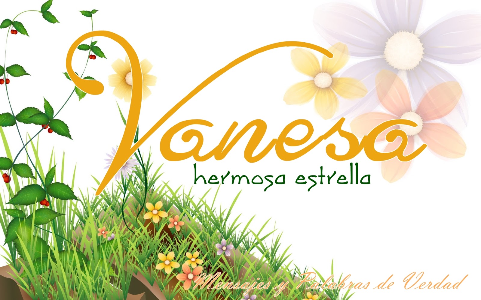 Vanesa.jpg (1600×1000) Significados de los nombres, Nombres, Imagenes para estados