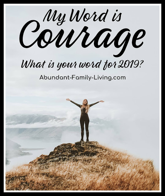 My word is COURAGE