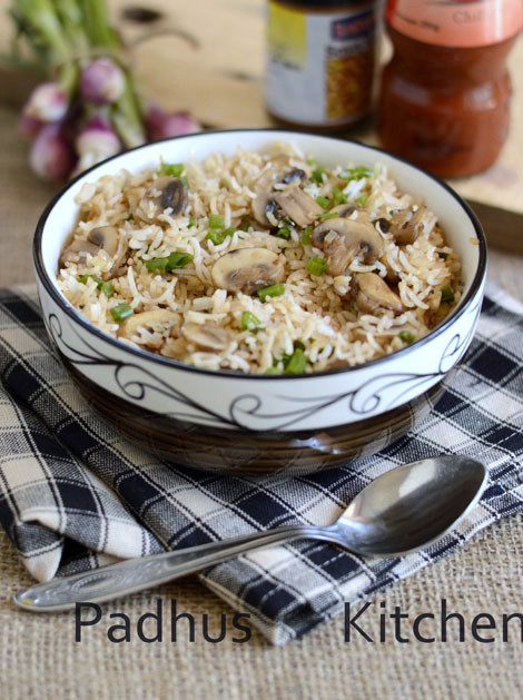 Mushroom Fried Rice Mushroom Fried Rice