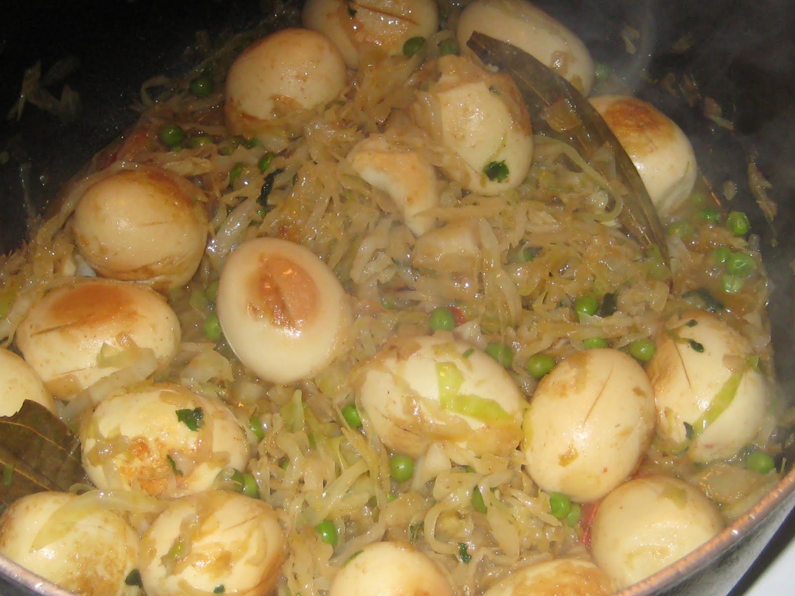 Cabbage & Egg curry Lucky's Recipes