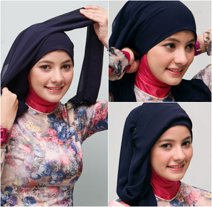 Cara Mudah Memakai Hijab Pesta Simpel dan Anggun