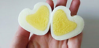 Desayunos Romanticos para San Valentin, Presentación del Huevo