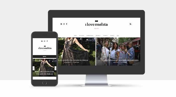 Diseño Web de I Love Melita