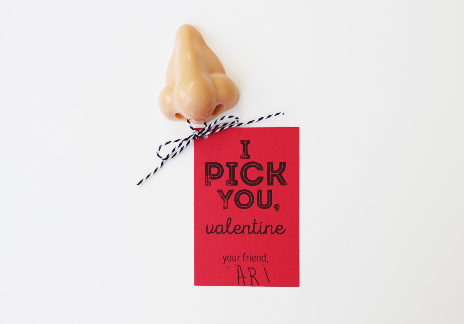 NOSE PENCIL SHARPENER CLASS VALENTINES FREE PRINTABLE 