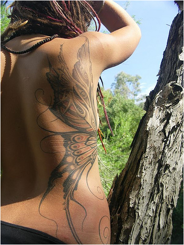 Tatuaje Mariposa gigante