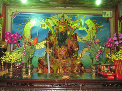 Pabellón Beiji Xuantian Shang Di, en el lago Lotus de Kaohsiung