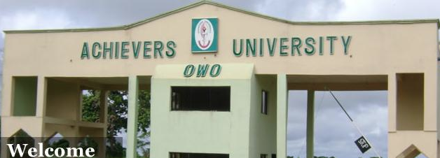 Achievers University Owo Recruitment 2020