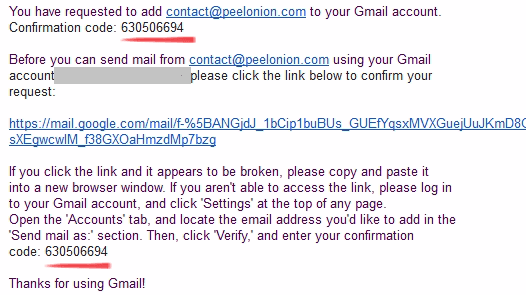 gmail add email confirmation email