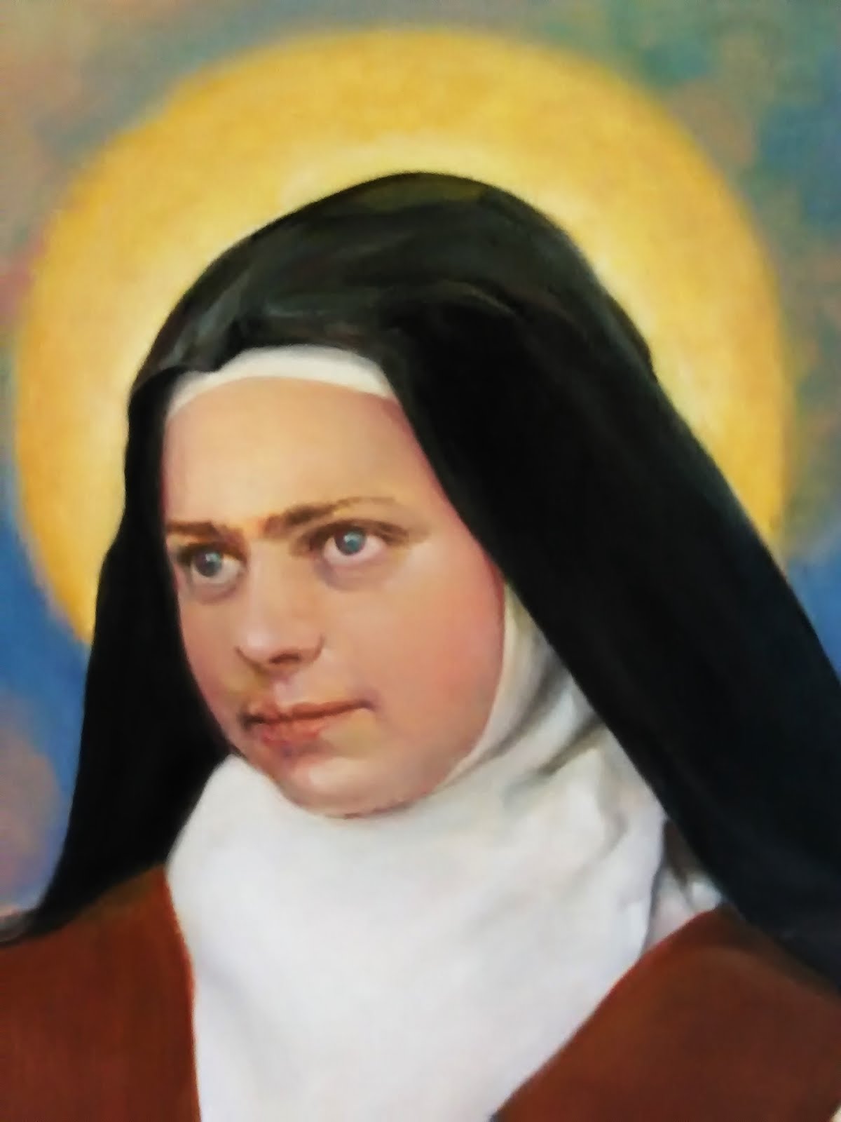 Belita's Art Blog Saint Elizabeth of The Trinity OCD Newest Painting