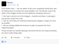Revlon apology stealing blogger photos SinfulColors nail polish scandal Swatchaholic SwatchandLearn payoff gag-order
