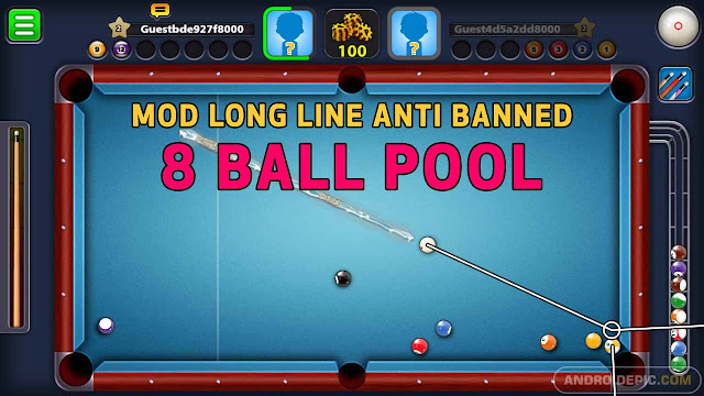 8 Ball Pool Mod Apk Garis Panjang Android Anti Banned Terbaru 2019 Di android mod 8 ball pool garis panjang anti banned menjadi game yang paling di cari, sebab versi mod dari game ini menjadi incaran bagi kalangan gamer yang menyukai game biliard.