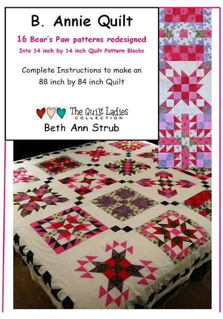 B Annie Quilt Pattern Book by Beth Ann Strub