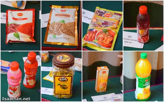 Some of the products manufactured by Pran 