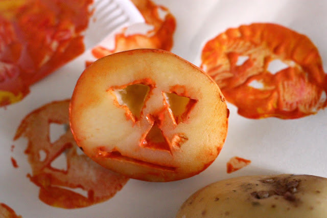 pumpkin potato print