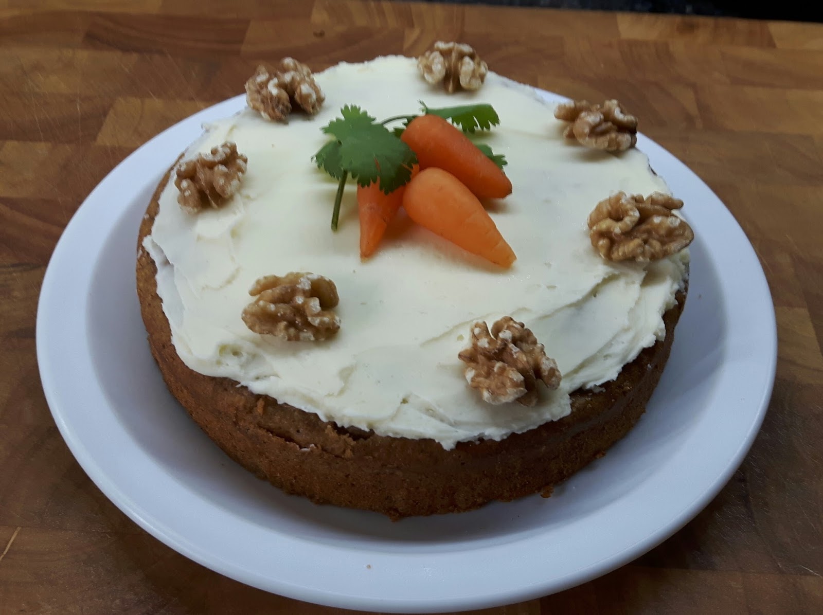 Grandma Abson's Traditional Baking Carrot Cake stands proud