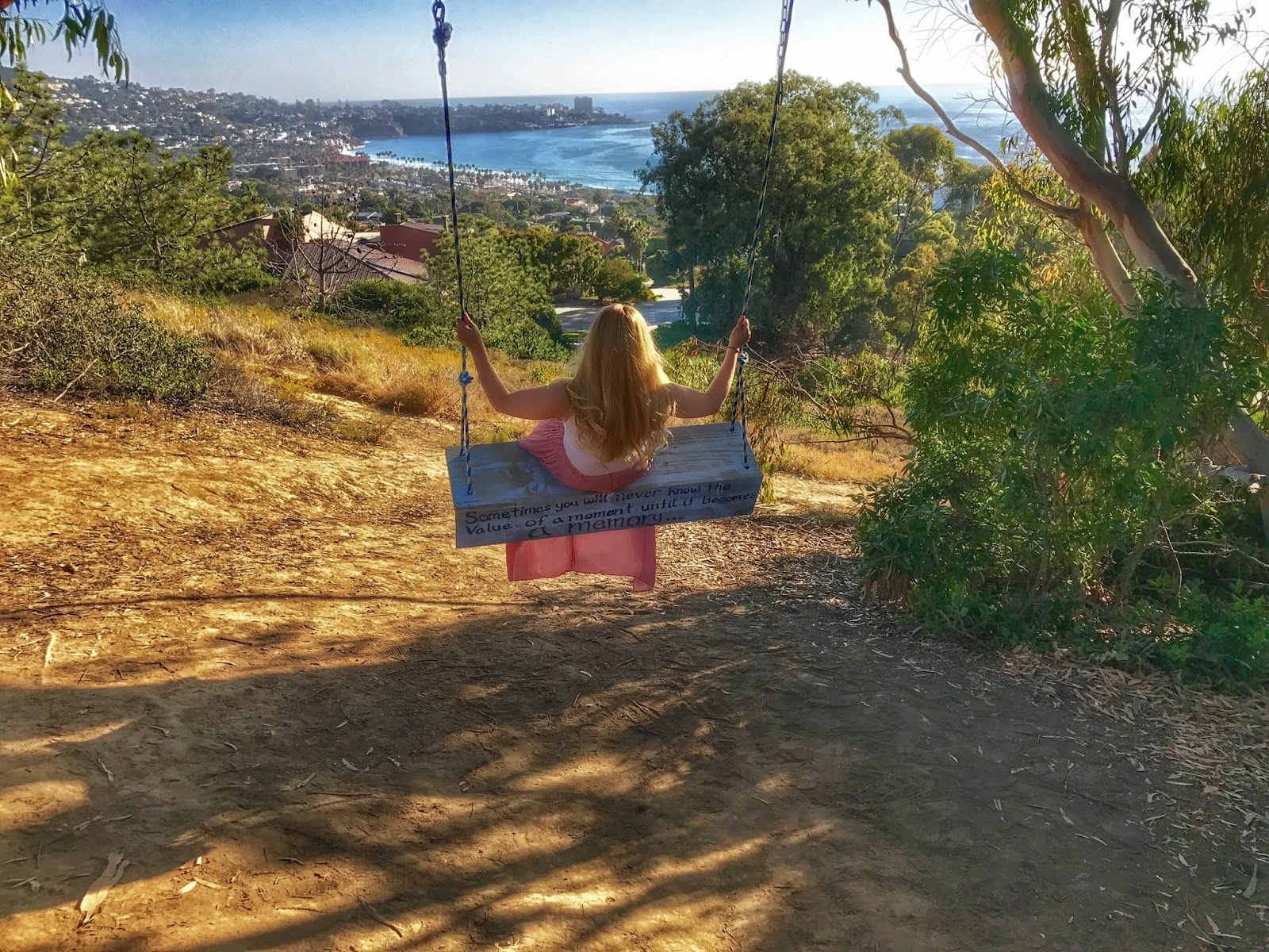 La Jolla Secret Swing La Vida is Belle