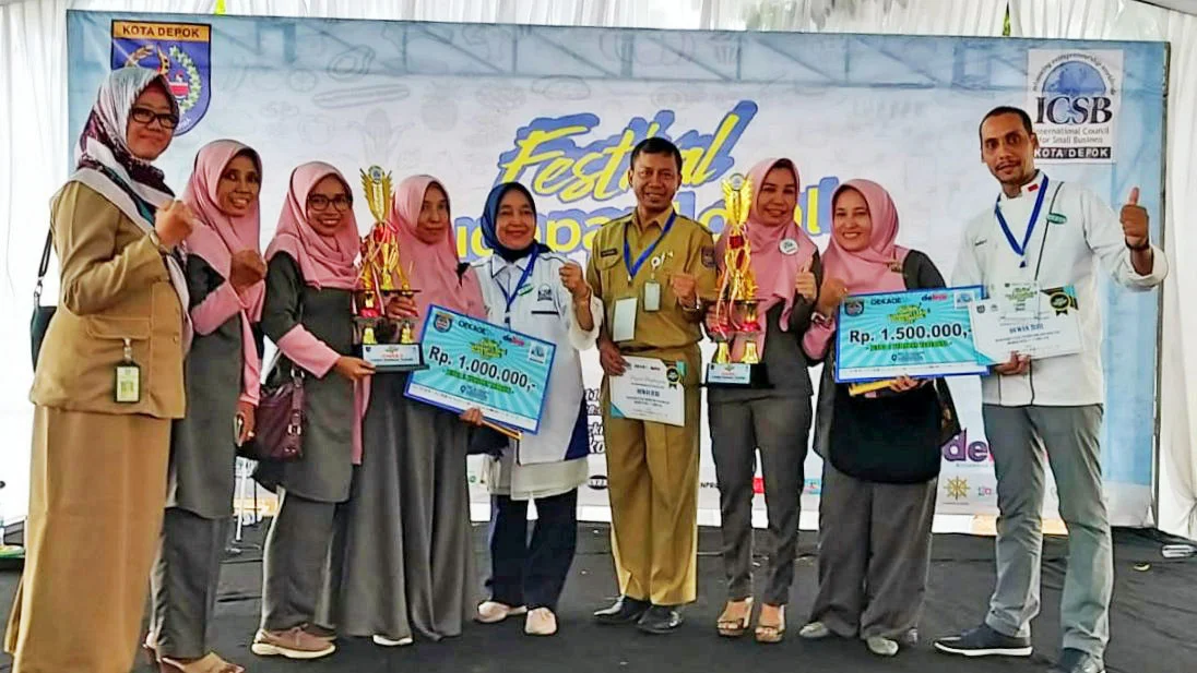 Festival Kudapan Lokal Kota Depok 2019 - UMKM MAPAN PAncoran Mas Juara 1 dan 2