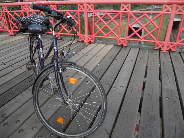 bicycle on Berlin bridge