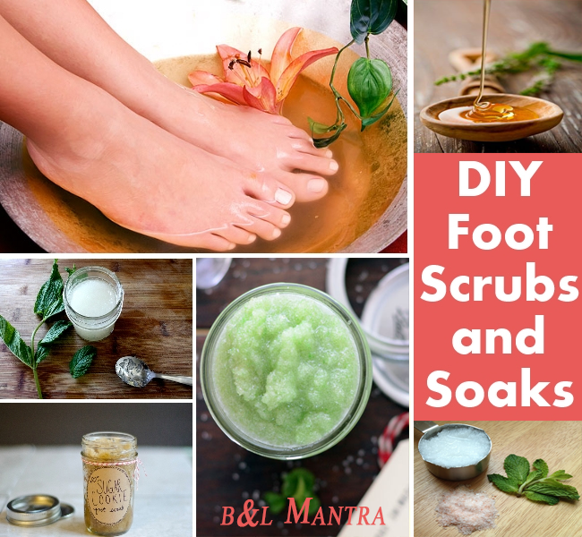 DIY Foot Scrubs and Soaks