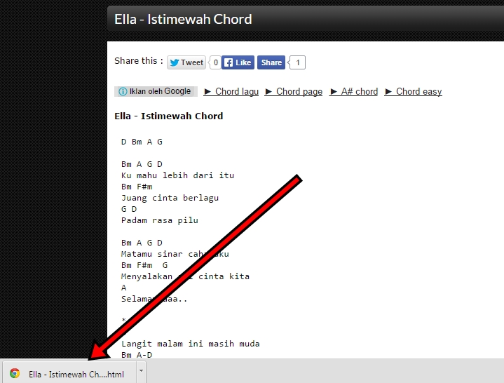 Chord sejiwa SEJIWA Chords