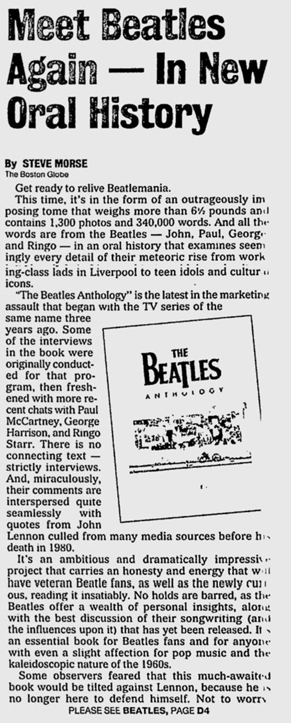 The Beatles In The News The Beatles The Lakeland Ledger (FL) October