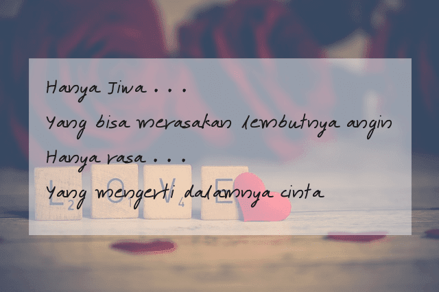 Free Gambar Puisi Cinta Romantis Untuk Pacar Tersayang Ikhfan Yusuf Terbaru by KataCinta.Co