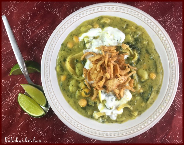 Kahakai Kitchen Ottolenghi's Legume (Noodle) Soup for Souper (Soup