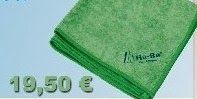 Microvezeldoek Star groen van Ha-Ra voor buiten.